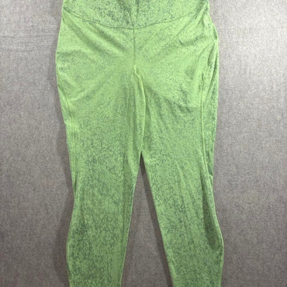Lululemon Base Pace High Rise Women's City Grit Green Leggings size 14 25"
